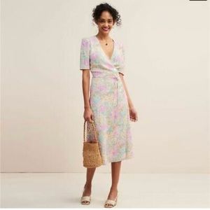 Rouje-inspired Gabin Style Dress, dreamy floral